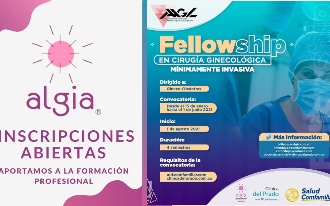 Abrimos inscripciones para el fellowship en cirugía ginecológica mínimamente invasiva con el aval de la AAGL